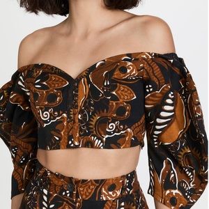MARA HOFFMAN off the shoulder top